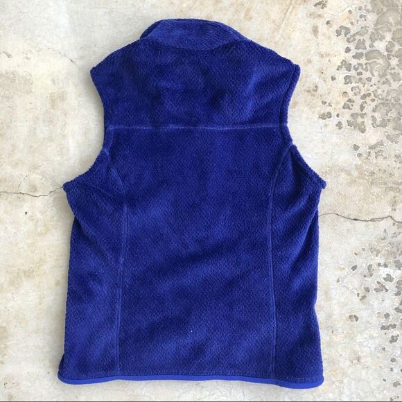 Patagonia full zip fleece vest retool snap T blue S - Picture 3 of 3